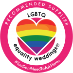 LGBTQ recommended wedding photographer